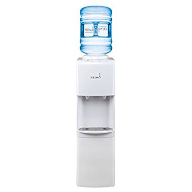 Primo Top Loading 3 or 5 Gallon Hot & Cold Water Bottle Cooler Dispenser White