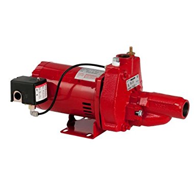 Red Lion 602037 3/4-HP Convertible Jet Pump with Injector Kit, Cast Iron