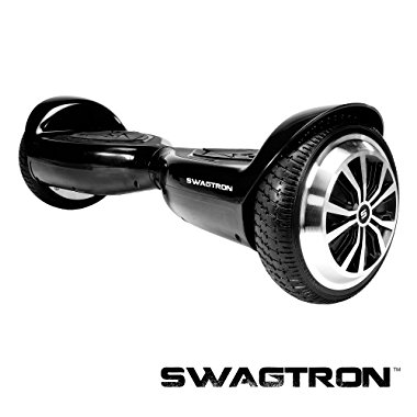 Swagtron T5 Electric UL 2272 Certified Hoverboard / Self-Balancing Scooter (Black)