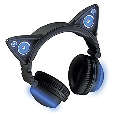 Wireless Bluetooth Cat Ear Headphones (Color Changing)