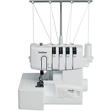 Brother 1634D 3 or 4 Thread Serger with Differential Feed, Soft Cover and Accessories
