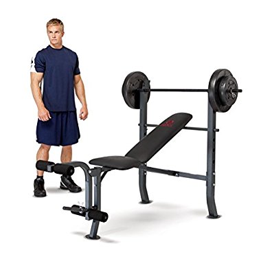 Impex Marcy 80-pound Weight Set Workout Bench