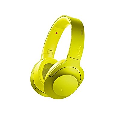 Sony H.ear on Wireless Noise Cancelling Headphone, Lime Yellow (MDR100ABN/Y)