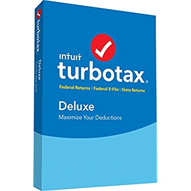 TurboTax Deluxe 2016 Federal & State + Fed Efile [PC/MAC Disc]