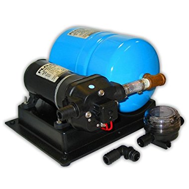 Flojet 02840100A Marine High Volume Water Pressure System Pump Accumulator 12V