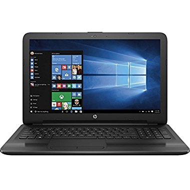 HP 15-ba018wm 15.6 Premium Laptop with AMD Quad-Core E2-7110 APU 1.8GHz, 4GB RAM, 500GB HDD, AMD Radeon R2, DVDRW,  HD Webcam, Windows 10 Home (2017 Model)