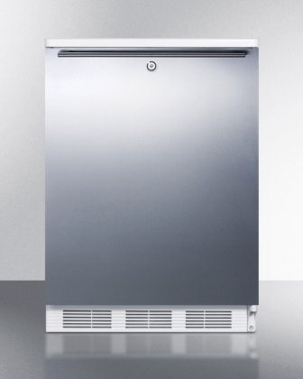 AccuCold BI540LSSHH 24 Dual Evaporator Undercounter Refrigerator with 5.1 cu. ft. Capacity 