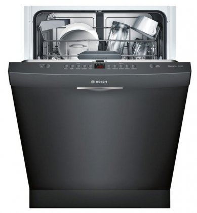 Bosch SHS5AVL6UC 24" Ascenta Energy Star Rated Dishwasher with 14 Place Settings in Black