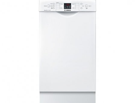 Bosch SPE53U52UC 18" 300 Series Dishwasher with 9 Place Settings in White