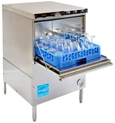 CMA Dishmachines CMA-181 GW 24 Energy Mizer Energy Star Commercial High Temperature Undercounter Glass Washer with 30 Racks/Hour Operating Capacity  Booster Heater & Gravity (CMA181GW)