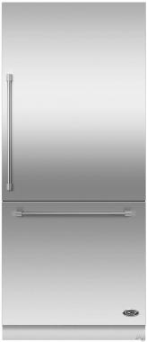 DCS RS36W80RJC1 36 Bottom Mount Freezer Refrigerator with 16.8 cu. ft. Total Capacity