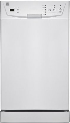 Equator WP9239 18" Portable Dishwasher with 8 Place Settings  4 Wash Cycle  Quick Connect to Tap  3.54 Gallon Normal Cycle  Stainless Steel Interior and Electronic