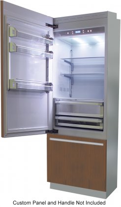 Fhiaba BI24B-LO 24 Brilliance Series Built In Bottom Freezer Refrigerator (Custom Panel Ready, Left Hinge)