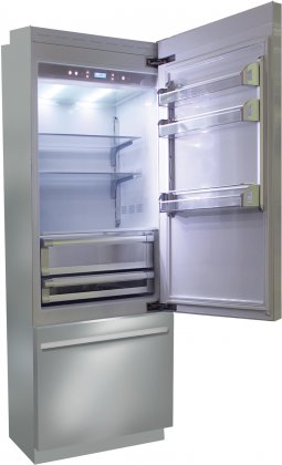 Fhiaba BKI24B-RO 24 Brilliance Series Built In Bottom Freezer Refrigerator (Stainless Steel, Right Hinge)