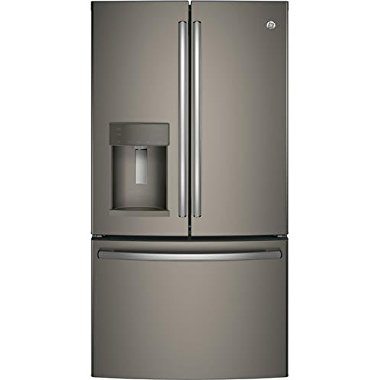 GE GFE28GMKES 36 Freestanding French-door Refrigerator with 27.8 Cu. Ft. Capacity, in Slate