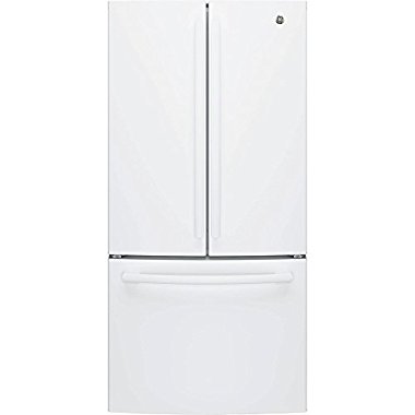 GE GNE25JGKWW French Door Refrigerator (White)