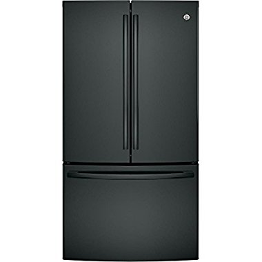 GE GNE29GGKBB French-Door Bottom Freezer Refrigerator (Black)
