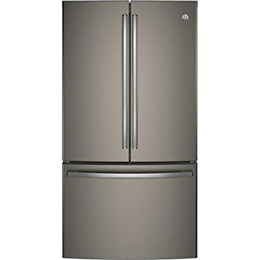 GE GNE29GMKES 36 Freestanding French-door Refrigerator with 28.5 Cu. Ft. Capacity, in Slate