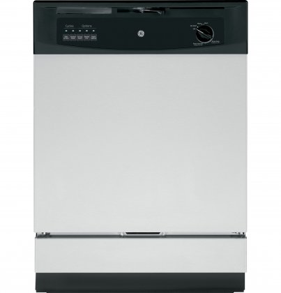 GE GSD3360KSS 24 Built In Full Console Dishwasher with 5 Wash Cycles, in Stainless Steel