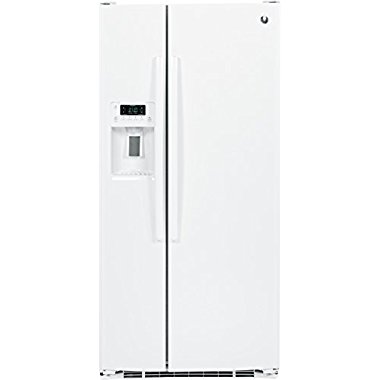 GE GSE23GGKWW 33 Freestanding Side by Side 23.2 cu. ft. Refrigerator (White)