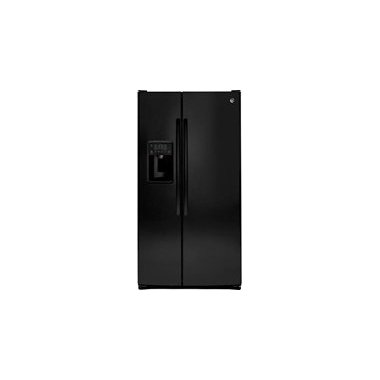 GE GSE25GGHBB  25.9 Cu. ft. Side-By-Side Refrigerator, Black