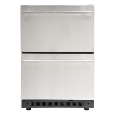 Haier DD410RS 24 Inch Built-In Dual Refrigerator Drawers with 5.4 cu. ft. Capacity, in Stainless Steel