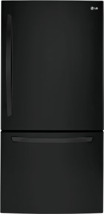 LG LDCS24223B 33 Bottom Freezer Refrigerator with 24 cu.ft. Capacity