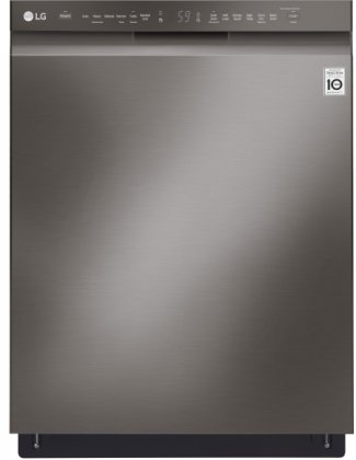 LG LDF5545BD  24 Energy Star Rated Built-In Dishwasher with 15 Place Settings  QuadWash  9 Wash Cycles  8 Wash Options  and Stainless Steel Tub in
