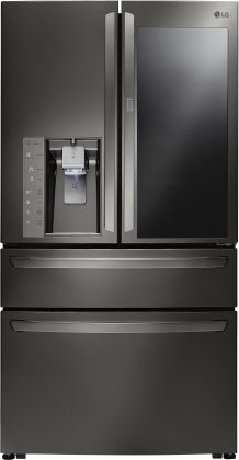 LG LMXC23796D 36" French Door Counter Depth Refrigerator with 22.7 cu. ft. Capacity  InstaView Door-in-Door with ColdSaver Panel  Slim SpacePlus Ice System