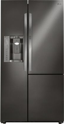 LG LSXC22386D 36 Energy Star Qualified Side-By-Side Refrigerator with 21.73 cu. ft. Total Capacity  Door-In-Door  7 Total Adjustable Glass Shelves  External Ice