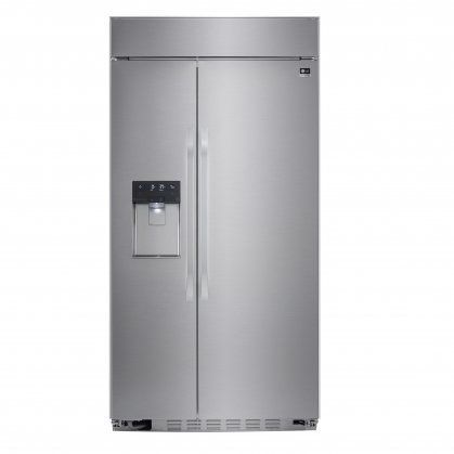 LG Studio LSSB2692ST 42" Built-In Side-by-Side 25.6 cu. ft. Refrigerator with Ultra-Large Capacity, Tall Dispenser, In-Door Ice Maker