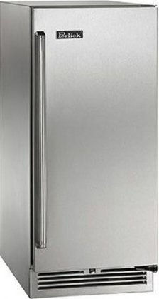 Perlick HP15RO-3-1RC 15 Signature Series Outdoor 2.8 cu. ft. Compact Refrigerator with White or Blue LED Lighting