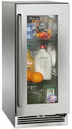 Perlick HP15RO-3-3RC 15" Signature Series Outdoor Compact Refrigerator with 2.8 cu. ft. Capacity, White or Blue LED Lighting