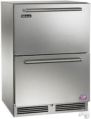 Perlick HP24RO-3-5 24 Outdoor-Use Built-in Undercounter Refrigerator