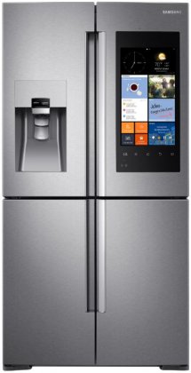 Samsung RF28K9580SR 36" 4-Door French Door 27.9 cu. ft. Refrigerator with  Capacity with Family Hub and FlexZone (Stainless)