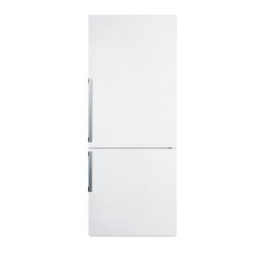 Summit FFBF281W 28 Bottom Freezer Refrigerator with 16.8 cu. ft. Capacity with Wine Rack