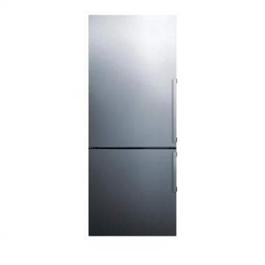Summit FFBF286SSLHD 28" Energy Star Bottom Freezer Refrigerator with 16.8 cu. ft. Capacity (Stainless Steel, Left Hinge)