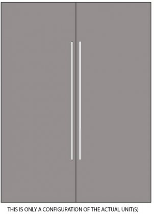 Thermador Freedom Panel Ready 60 Built-In Refrigeration Set with T30IR800SP 30 All Refrigerator and T30IF800SP 30 All