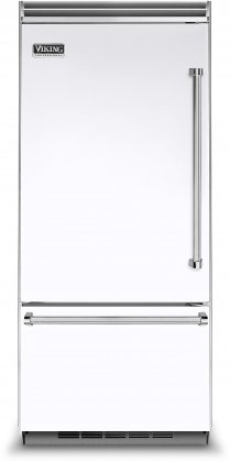 Viking VCBB5363ELWH 36 Professional 5 Series Bottom Freezer Refrigerator with 20.4 cu. ft. Capacity 