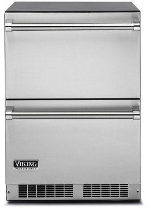 Viking VDUI5240DSS 24 Professional 5 Series Undercounter Refrigerator Drawers with 5 cu. ft. Capacity