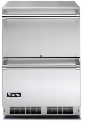 Viking VDUO5240DSS 24Professional 5 Series Undercounter Refrigerator Drawers with 5 cu. ft. Capacity