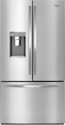 Whirlpool WRF993FIFM 36" French Door Refrigerator with 31.53 cu. ft. Capacity  Dual Ice Makers  Pantry Style  Ice and Water External Dispenser  in Stainless