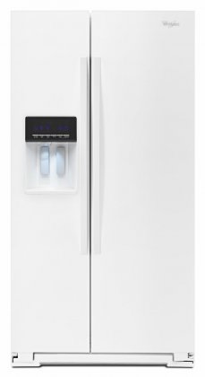 Whirlpool WRS571CIDW 36 Side-by-Side Refrigerator with 21 cu. ft. Capacity, PUR Water and Ice Filtration 