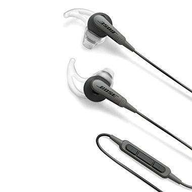 Bose SoundSport In-Ear Headphones (for Apple Devices, Charcoal)