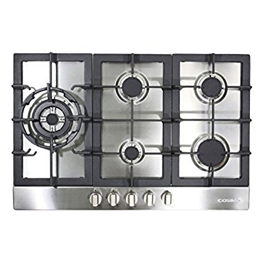 Cosmo 950SLTX-E 34 Gas Cooktop with 5 Burners , Stainless Steel