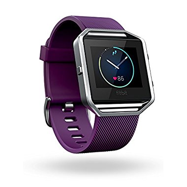 Fitbit Blaze Smart Fitness Watch (Plum, Small)
