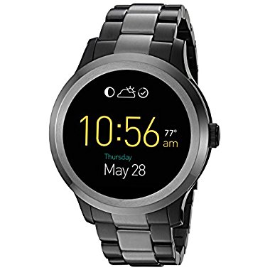 Fossil Q Founder 2.0 Touchscreen Two-Tone Gunmetal Stainless Steel Smartwatch