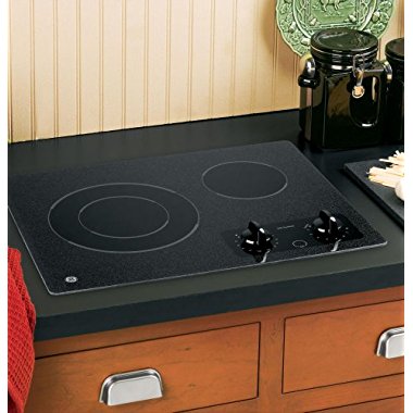 GE JP256BMBB CleanDesign 22 Black Electric Smoothtop Cooktop