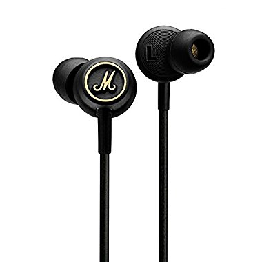 Marshall Mode EQ In-Ear Headphones, Black/Brass (4090940)