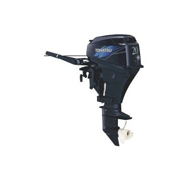 Tohatsu 20HP FourStroke Outboard Engine with 20" Shaft, Power Tilt